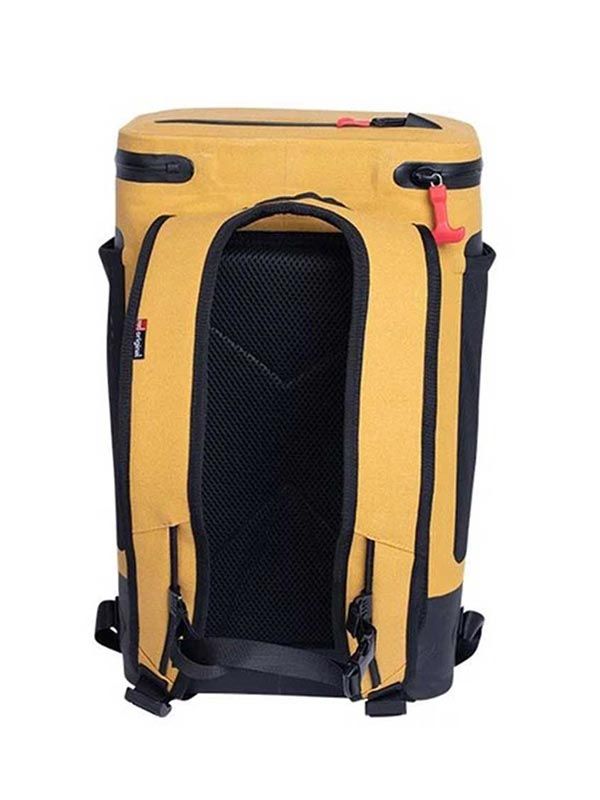 Red Original Cool Bag Backpack 15L Mustard Waterproof and Leakproof Easy Carry Design