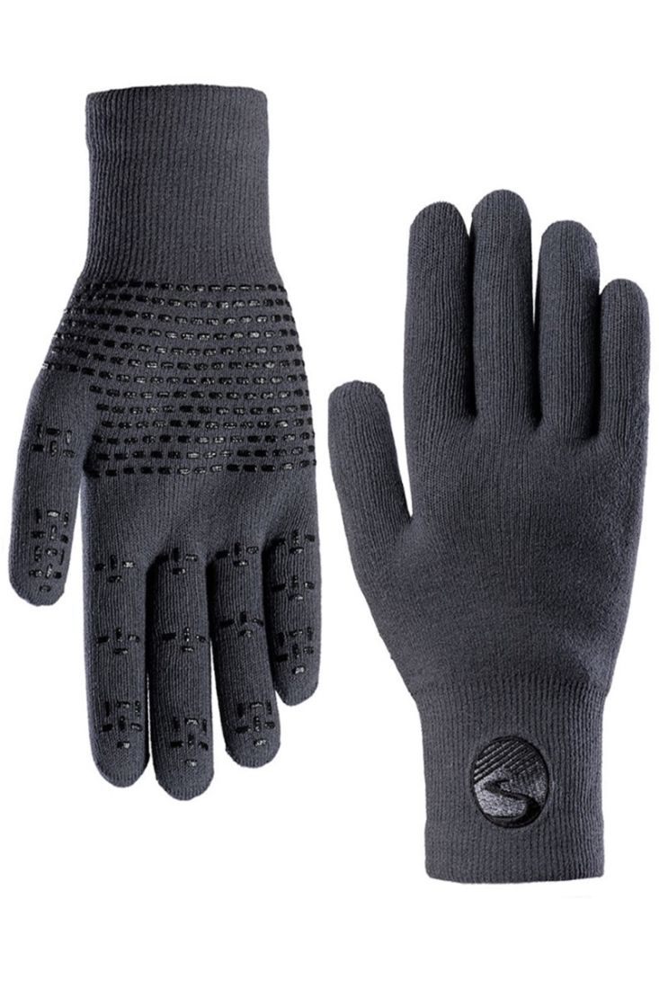 Showers Pass Crosspoint Waterproof Knit Wool Glove Unisex Grey
