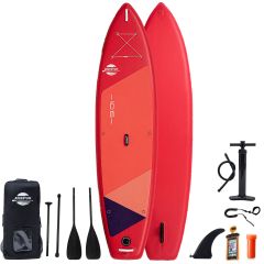 Adventum 10'6 red paddleboard with kayak seat