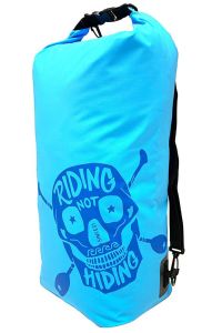 35 LTR ROLL TOP DRY BAG BY RIDING NOT HIDING - BLUE