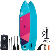 Pink and Teal paddleboard from Adventum