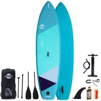 10'8 super stable. board with kayak seat option from Adventum paddlesports