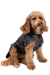 Dryrobe Dog Coat - Black Camo Black