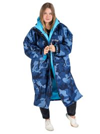 Dryrobe Long Sleeve - Blue Camo / Blue