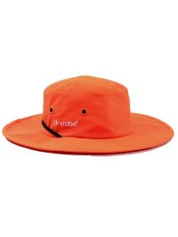 DRYROBE QUICK DRY BRIMMED HAT - ORANGE