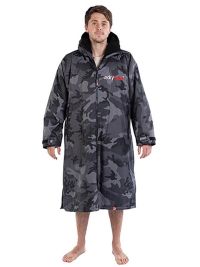 Dryrobe Black Camo Black Long Sleeve Changing Robe