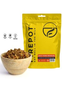Firepot - Spicy Pork Noodles - 110g  

Firepot Dehydrated Expedition Meals - All lovingly prepared and cooked in Dorset UK
