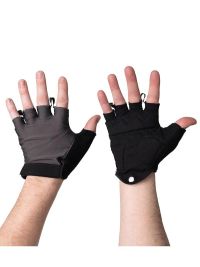 Level Six Fingerless Cascade Glove - Silver | Fingerless Paddleboarding Gloves