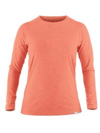 NRS H2Core Silkweight Long Sleeve paddle board top - Cayenne