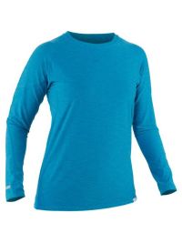 NRS Silk Weight Long Sleeve  Blue Paddleboarding Top