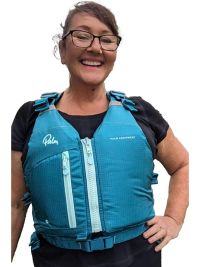 Palm Meander women's Buoyancy Aid in Teal