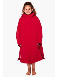 Red Original Kids Waterproof Changing Robe - Red 