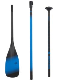 Riding Not Hiding Paddle Elite Series - Blue | Full carbon 3 Piece Adjustable Paddle 