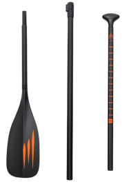 Shark SUPs Carbon Plus 3 Piece Paddle – Large | Lightweight Adjustable SUP Paddle