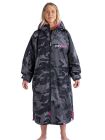 Dryrobe changing robe black camo pink