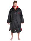 Dryrobe Black Red Long Sleeve Changing Robe