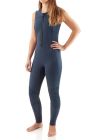 NRS Women's 3.0 Ignitor Front Zip Sleeveless Long Jane Wetsuit - Model Front