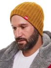 Red Original Roam Beanie - Mustard - side detail